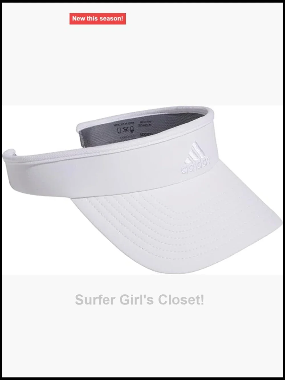Athletic Clip-on Sun Hat with Sweatband